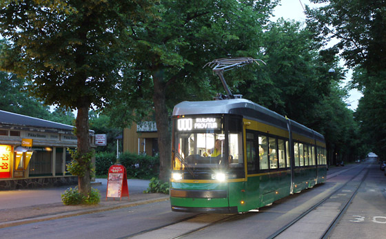 Latest Helsinki tram type.